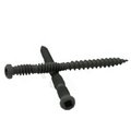 Newport Fasteners Deck Screw, #10 x 3 in, Steel, Flat Head, Combination Phillips/Slotted Drive, 25 PK 342999-25